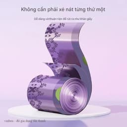 Túi Đựng Rác Hương Lavender Xua Đuổi Ruồi Muỗi, Siêu Dai, Có Dây Rút, Túi Rác Đuổi Muỗi Oải Hương Túi Rác Đuổi Côn Trùng 4