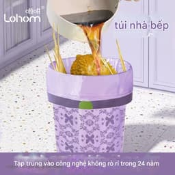 Túi Đựng Rác Hương Lavender Xua Đuổi Ruồi Muỗi, Siêu Dai, Có Dây Rút, Túi Rác Đuổi Muỗi Oải Hương Túi Rác Đuổi Côn Trùng 7