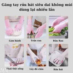 Set 30 Găng Tay Cao Su Size M Làm Bếp Nấu Ăn, Rửa Bát Siêu Dai 5