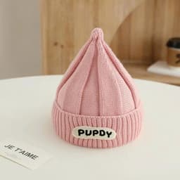 Mũ len củ tỏi Puppy mẫu mới siu cute , 5 màu tone Hàn cực xinh Chất len dày dặn, mềm mịn Dành cho bé yêu 5