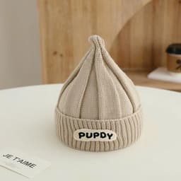 Mũ len củ tỏi Puppy mẫu mới siu cute , 5 màu tone Hàn cực xinh Chất len dày dặn, mềm mịn Dành cho bé yêu 2
