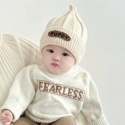 Mũ len củ tỏi Puppy mẫu mới siu cute , 5 màu tone Hàn cực xinh Chất len dày dặn, mềm mịn Dành cho bé yêu 7