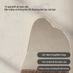 (gửi miếng dán) gương toàn thân,Có thể dán lên bề mặt phòng tắm,nhiều loại tường và cửa tủ quần áo 4