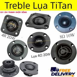Loa Treble 10W 15W 20W 25W màng Lụa Titan Diy - 1
