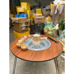Bếp Gốm Đun Trà Sữa Nướng Ấm Đất Nung Trà Sữa Nướng Vân Nam 2