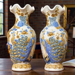 [NGUYÊN SET] COMBO đồ thờ men rạn nghệ nhân RỒNG VIỆT,gốm sứ đắp nổi Bát Tràng cho ban thờ gia tiên 8