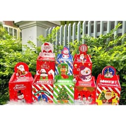 Túi quà giáng sinh túi mù dụng cụ học tập LOẠI TO gồm 8-10 sản phẩm chủ đề Noel ngẫu nhiên - Smart Baby 6