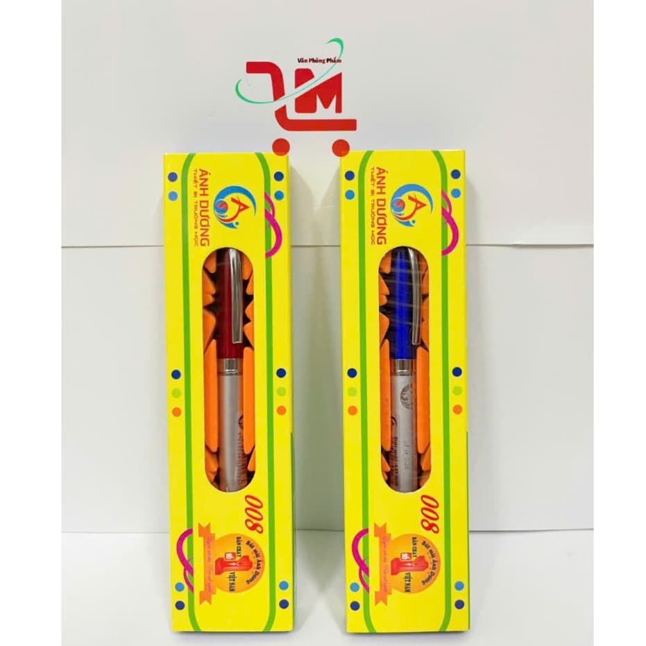 Lẽ 1 Bút Máy Ánh Dương AD008 Ngòi Êm, Thân Bút Hợp Kim Bền Chắc, Nét Viết Thanh Đậm Rõ Rệt, Kiểu Dáng Cân Đối, Vừa Tay