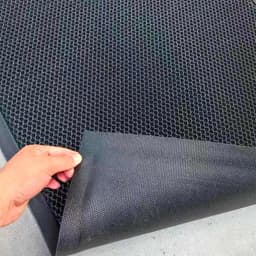 Thảm chùi chân siêu sạch LOMO để cửa ra vào, vải lưới polyester đàn hồi, đáy cao su chống trượt, chống mòn hiệu quả 6
