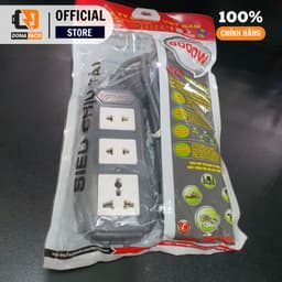 Ổ cắm chịu tải 8000W VINAKIP 2-3- 4 ngả liền dây lõi sứ 3 mét 5 mét chính hãng bảo hành 1 năm 5