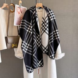 Khăn choàng/ khăn quàng cổ kẻ dạcaro kẻ Phong Cách Hàn Quốc 1