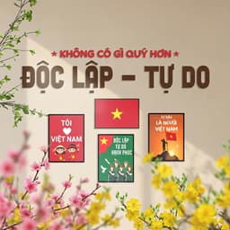 Set tranh gỗ dán tường chủ đề yêu nước, trang trí nhà cửa, văn phòng, homestay... 5