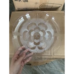 Đĩa Nhựa Trong Suốt Việt Nhật Hokori 1170/1/2/3/4/5, Đĩa Hoa Đựng Trái Cây Trang Trí - DOMUS 9