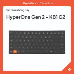Bàn Phím Không Dây HyperWork HyperOne Gen 2 -  Bluetooth 5.1 2.4GHz Khung Nhôm Cao Cấp Siêu Mỏng Nhẹ 1
