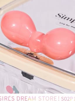 Hộp đựng phụ kiện tóc cho trẻ em, kẹp tóc cho bé gái, dây buộc tóc cho bé, dây chun buộc tóc, hộp đựng trang sức để bàn 11