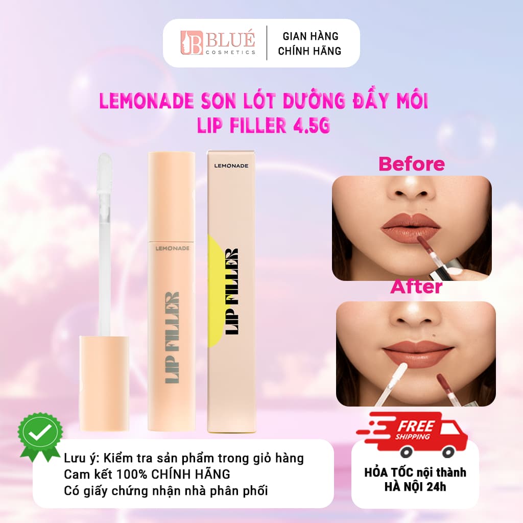 Lemonade Son lót dưỡng đầy môi Lip Filler