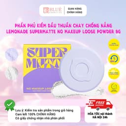 Phấn phủ mỏng nhẹ kiềm dầu thuần chay chống nắng Lemonade Supermatte No Makeup Loose Powder 9g 1