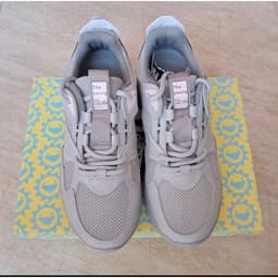 Giày Thể Thao Biti's Helio Teen Nữ Màu Xám/Kem BSG008100 4