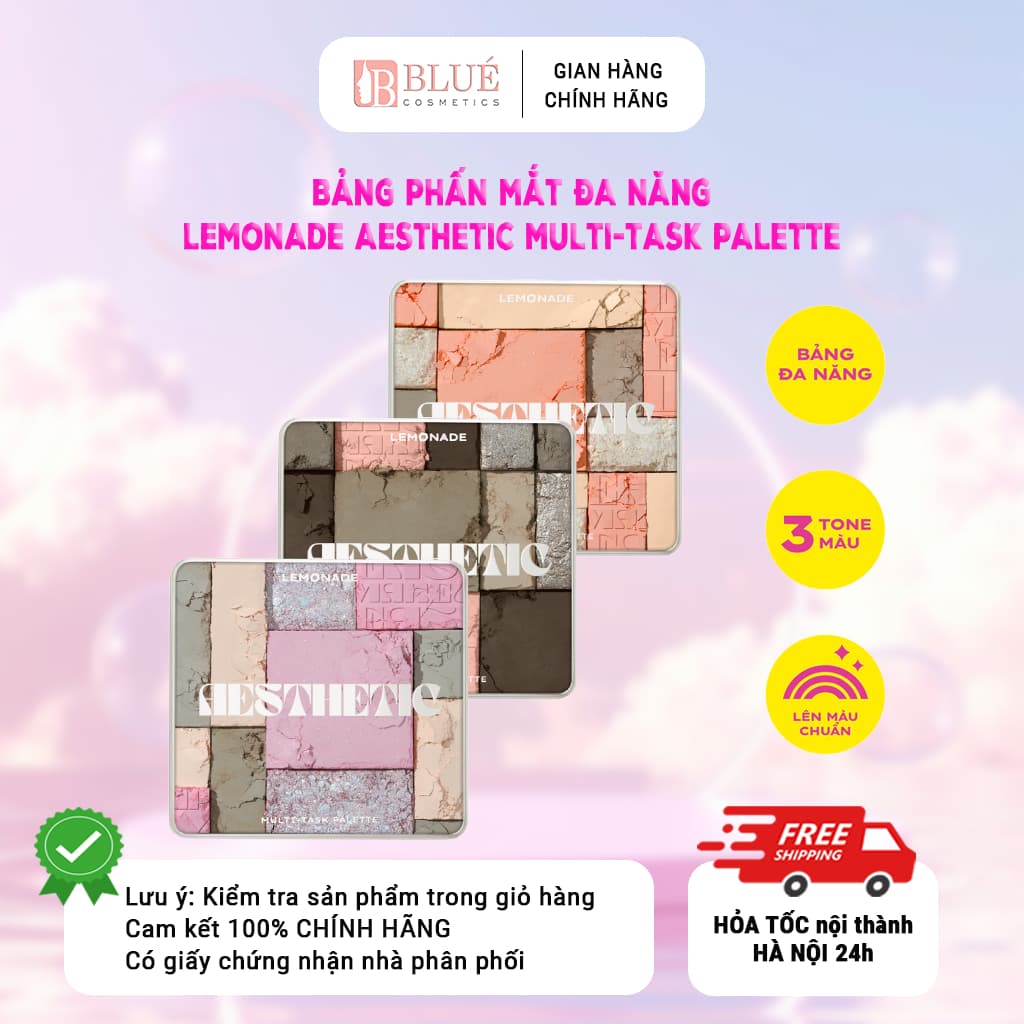 Bảng phấn mắt đa năng Lemonade Aesthetic Multi-task Palette
