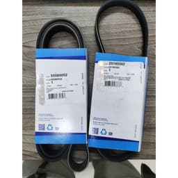 Dây điều hòa 6pk1557 và dây bơm nước 4pk643 Lacetti CDX, Cruze 1.8 hàng GM 4