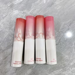 Son Dưỡng Màu Romand Glasting Melting Balm 02 Lovey Pink - Hồng Nhạt Tự Nhiên, Dưỡng Ẩm Mịn Màng 2