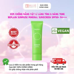 Kem Chống Nắng vật Lí Lành Tính & Nâng Tone BEPLAIN Sunmuse Mineral Sunscreen SPF50+ PA++++ 50ml 1