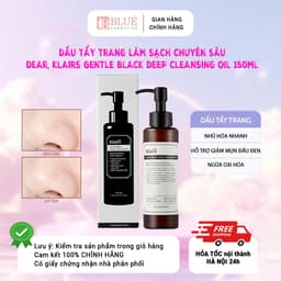 Dầu tẩy trang Dear Klairs Gentle Black Deep Cleansing Oil 150ml 1