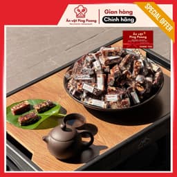 [Lon 500G] Kẹo Chuối Đậu Phộng Lâm Diệu, Thanh Kẹo Chuối Đặc Sản Bến Tre, Đậu Phộng Cay Gừng 3