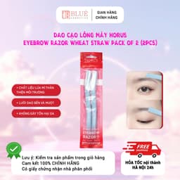 "Horus Dao cạo Lông mày Eyebrow Razor Wheat Straw Pack of 2 (2pcs) " 1