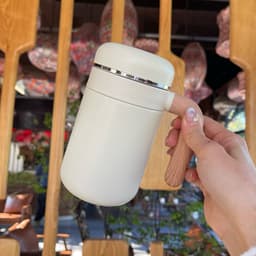 Bình giữ nhiệt mini có tay cầm vân gỗ thích hợp đựng cafe dung tích nhỏ 500ml 4