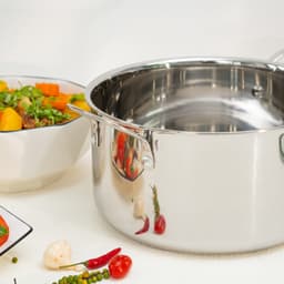 Bộ nồi chảo 5 món Inox 304 liền khối KALPEN KAMPFER KF3 16-20-24 chảo 24cm hàng chính hãng 4