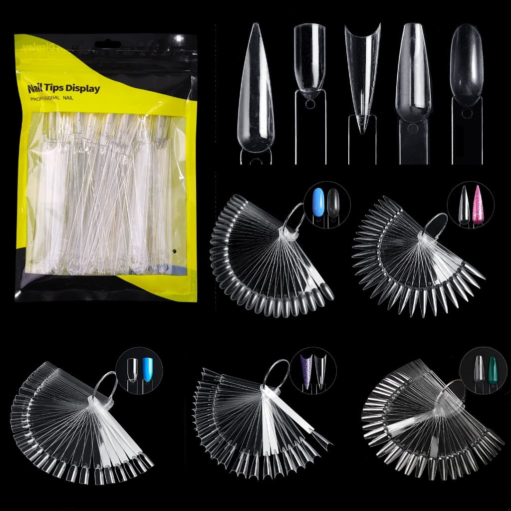 Set 50 que móng mẫu dùng tập sơn , trưng bày móng
