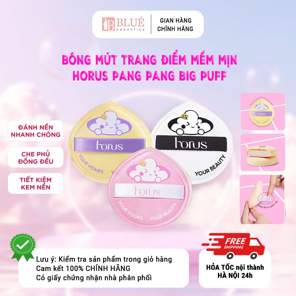Bông mút trang điểm Horus Pang Pang Big Puff