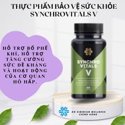 Thực phẩm Siberian Wellness Synchrovitals V, Hỗ trợ tăng cường sức Khỏe của cơ quan hô hấp 6
