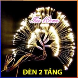 Đèn nháy pháo hoa chống nước 300 led (5 bông/bộ sải cánh dài 30cm) 8