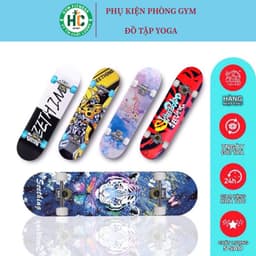 Ván trượt Skateboard mặt nhám, trượt ván, ván trượt thể thao gỗ ép 8 lớp chắc chắn. 1