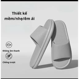 Dép đi trong nhà , phòng tắm kiểu mới đế dày, dép đế mềm chống trơn trượt êm chân dành cho nam nữ 6