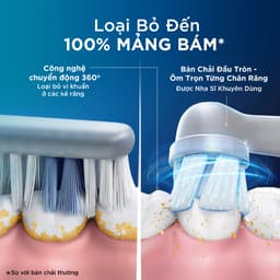 [HỎA TỐC 2H-4H] Bàn Chải Điện Oral B iO 3 Làm Sạch Sâu Từng Kẽ Răng,Công Nghệ Chuyển Động 360 Độ, Nhập Khẩu Đức 2