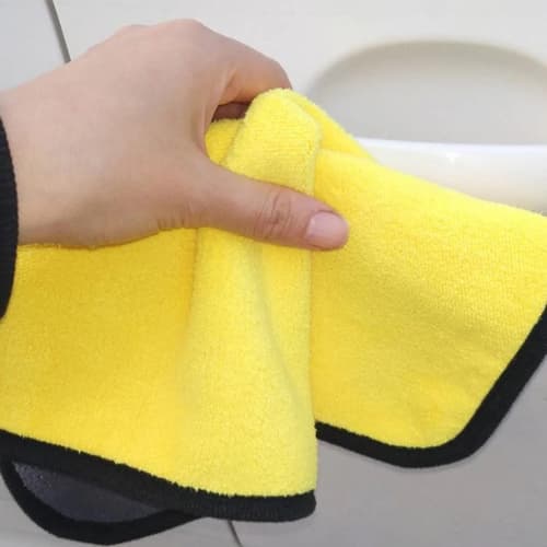 ( Quà Tặng ) Khăn Lau Xe Cao Cấp 3 Lớp Siêu Thấm Hút Nước
