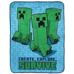 Chăn  Minecraft cho bé chăn lông tuyết chăn băng lông 3