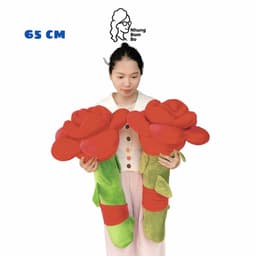 Gấu bông hoa hồng khổng lồ, hoa hồng bông gòn tặng thầy cô, tặng mẹ, tặng người yêu đủ kích thước 8