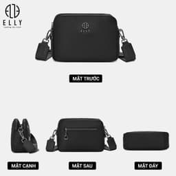 Túi Xách Nữ ELLY EL357 Vải Oxford Cao Cấp Đeo Chéo Đeo Vai Thời Trang Cao Cấp Năng Động Cá Tính 5