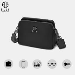 Túi Xách Nữ ELLY EL357 Vải Oxford Cao Cấp Đeo Chéo Đeo Vai Thời Trang Cao Cấp Năng Động Cá Tính 6