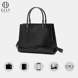[Tặng hộp 20.10] Túi Xách Nữ ELLY EL385 Cao Cấp Đeo Chéo Đeo Vai Xách Tay Thời Trang Công Sở 6
