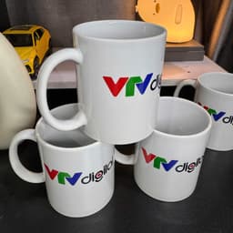 Cốc In Theo Yêu Cầu. LY QUEEN Quà Tặng Ý Nghĩa 330ml Cốc Sứ In Hình, LOGO Cao Cấp Quà Tặng Sinh Nhật 6