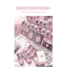 GOGOTALES Bảng Phấn Mắt, Phấn Má GogoTales 6 Ô Vỏ Hồng Ballet Coquette Sweet Pink Ballet Soft phong cách Hàn Quốc GT773 2
