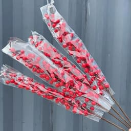 Đào đông đỏ, vàng cam 12 nhánh HÀNG LOẠI 1 quả to, bóng mượt, trang trí Tết và nhà cửa. 5