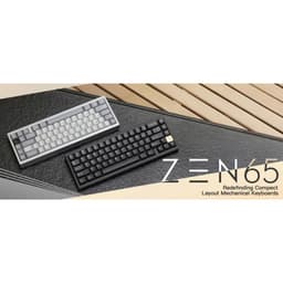 []FULL VAT - CHÍNH HÃNG] Bàn Phím Cơ Zen65 WOB nhôm CNC– RGB Rực Rỡ – Kết Nối 3 Chế Độ 2