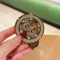 Giá đỡ điện thoại xoay hình con quay may mắn dán lưng - Giá đỡ giảm áp, giá đỡ điện thoại hình đô la Mỹ lấp lánh 1