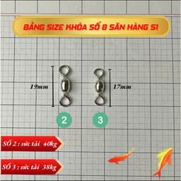Khóa Link Săn Hàng Số 8: ViKing S1 Inox 304 Chống Gỉ, Tặng 3m Dù Rỗng. 3